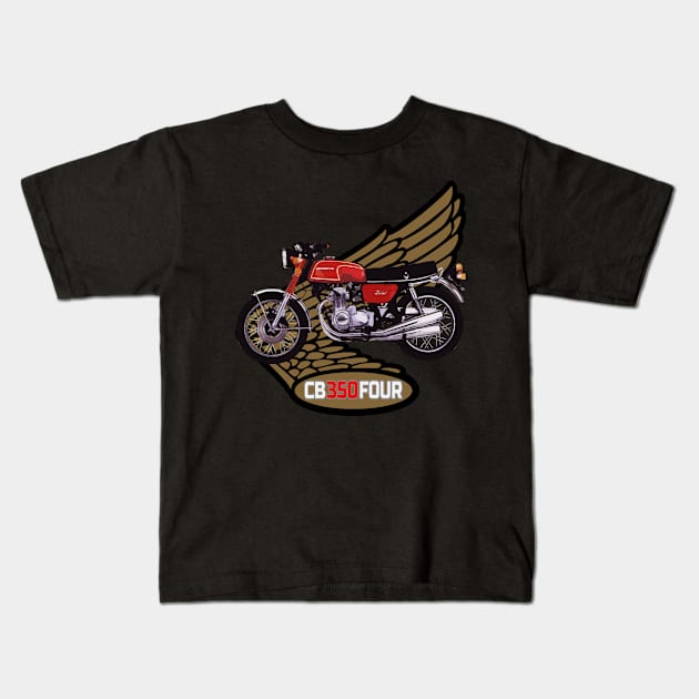 CLASSIC BIKE N029 Kids T-Shirt by classicmotorcyles